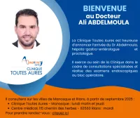 Arrivée du Dr ABDELMOULA